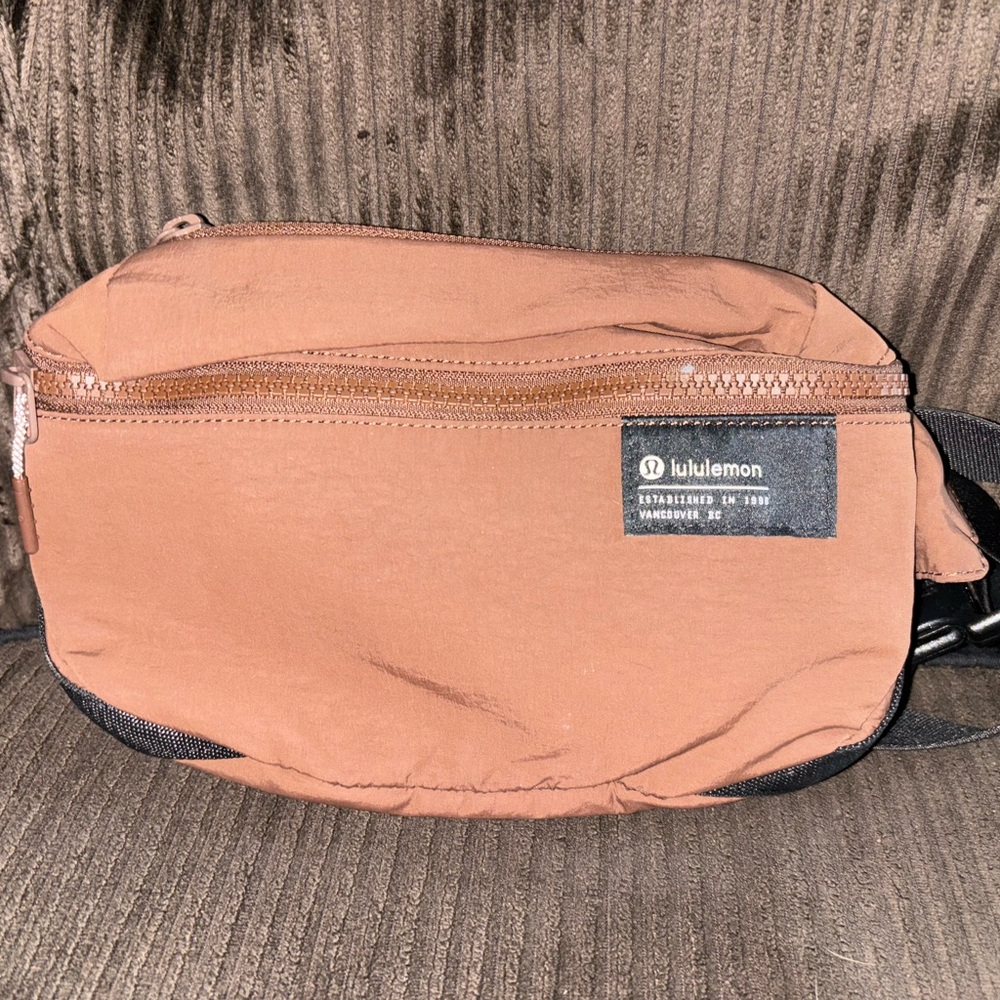 lululemon athletica Brown Belt Bag Minimalist Design